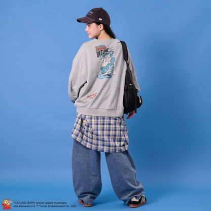 TOM AND JERRY（貓和老鼠） 變形套頭上衣