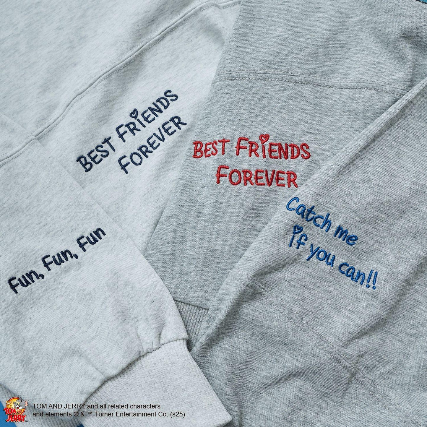 TOM AND JERRY（貓和老鼠） 變形套頭上衣