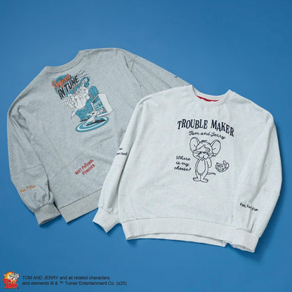 TOM AND JERRY（貓和老鼠） 變形套頭上衣