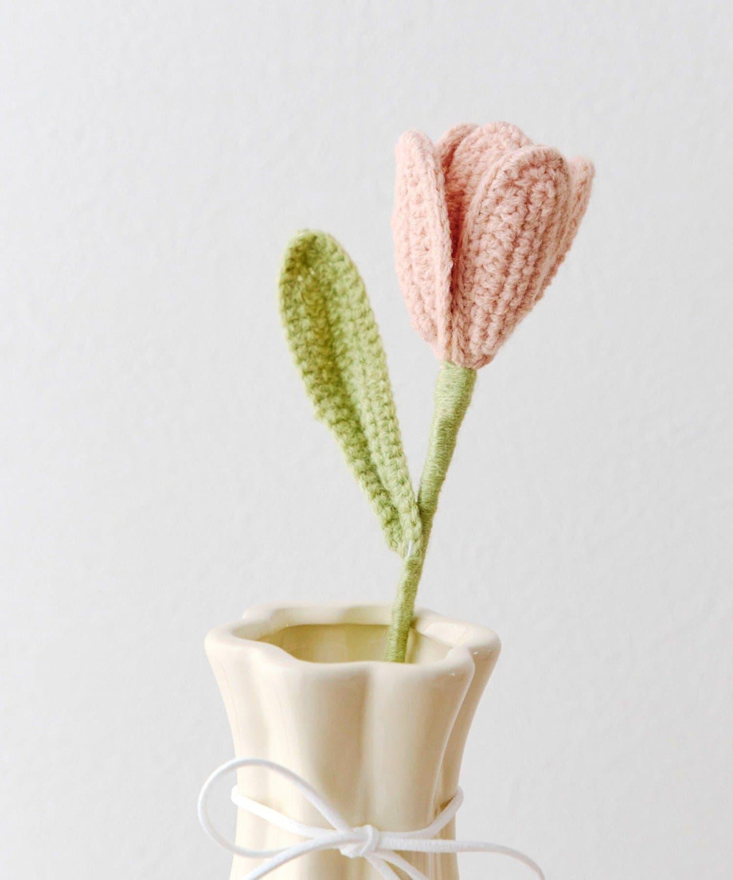 針織鬱金香裝飾插飾