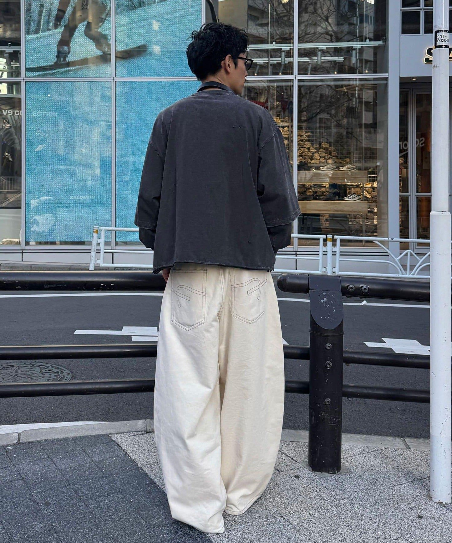 做舊層次感 長袖T恤