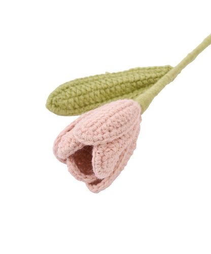 針織鬱金香裝飾插飾