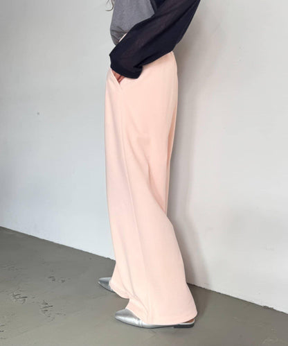 喬其紗鬆緊休閒褲