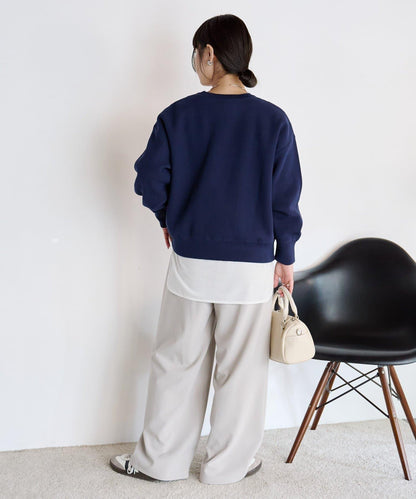 喬其紗鬆緊休閒褲