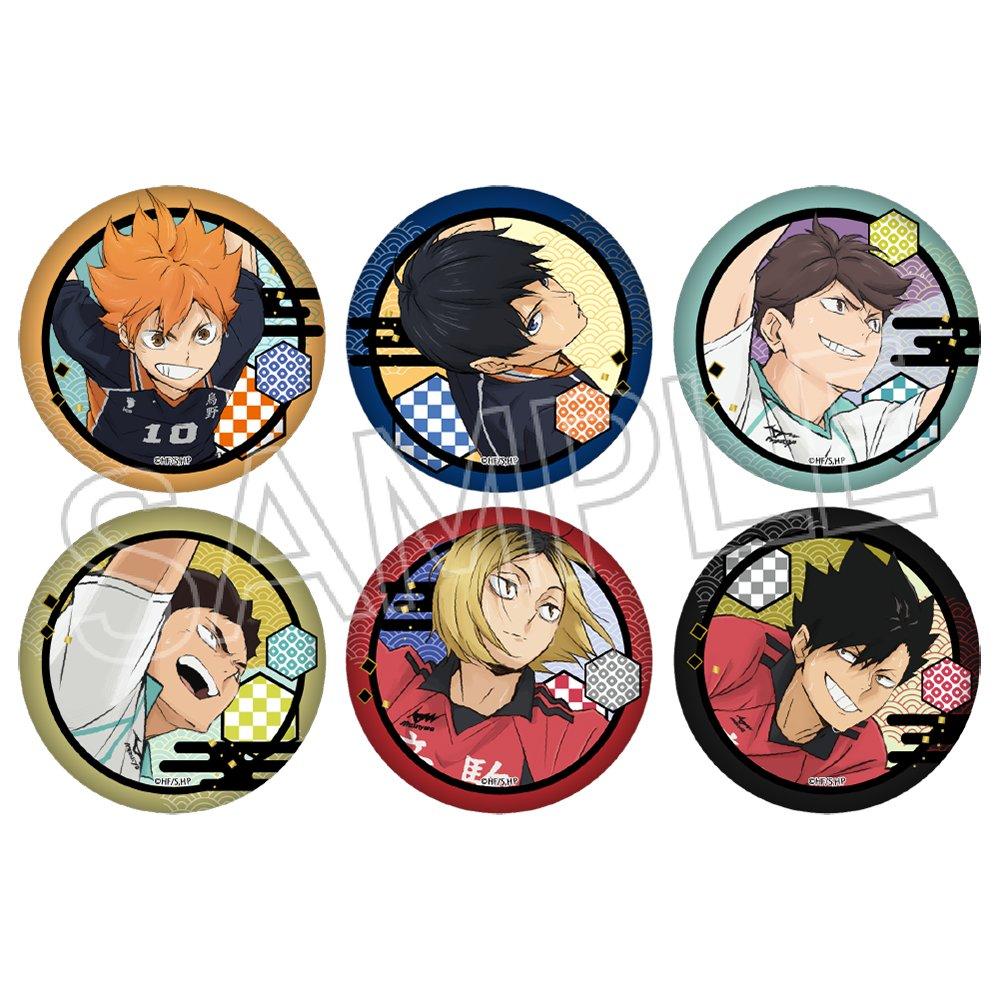 《排球少年》 切繪系列 第6彈 和紙風徽章 完整6個入BOX款