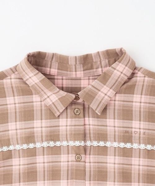 格紋襯衫搭配背心套裝