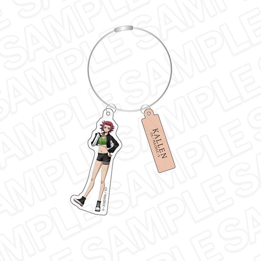 反叛的魯路修（反叛的魯路修） カレン 鋼絲鑰匙扣 Street ver.