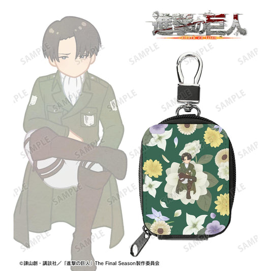 《進擊的巨人》 Botania 第4彈 リヴァイ 合成皮革迷你收納包