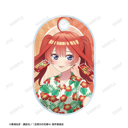 《五等分的新娘》 中野五月 雙聯鋼絲亞克力鑰匙扣 新繪夏威夷襯衫ver