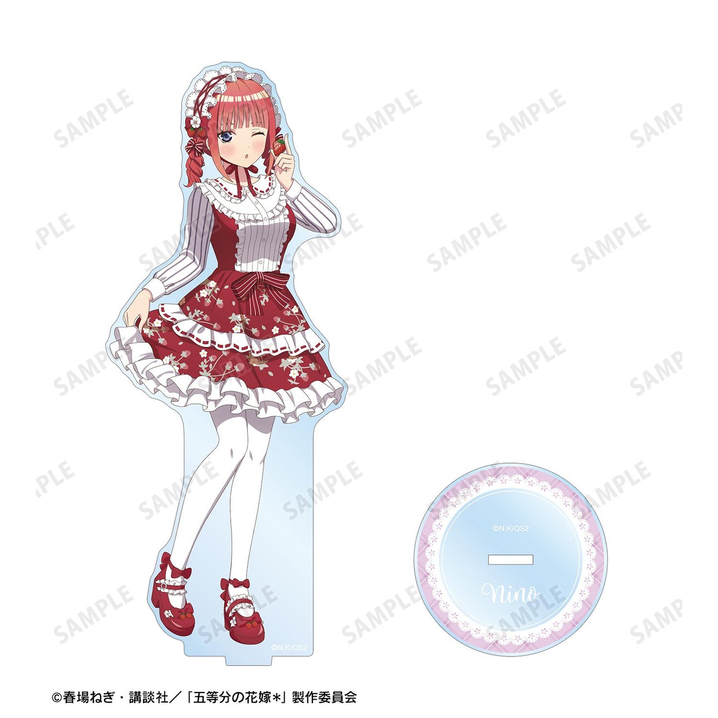 《五等分的新娘》 新繪系列 中野二乃 大號亞克力立牌 蛋糕形象穿搭款