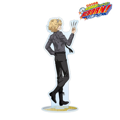 《家庭教師HITMAN REBORN!》（家庭教師REBORN） 新繪系列 ベルフェゴール（10年後） 大號亞克力立牌 戰う背中×雨ver.