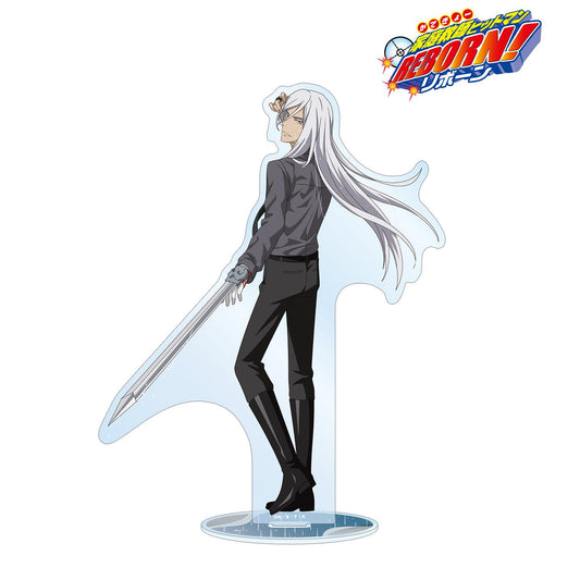 《家庭教師HITMAN REBORN!》（家庭教師HITMAN REBORN!） スペルビ・スクアーロ（10年後） 大號亞克力立牌 戰鬥背影×雨ver.