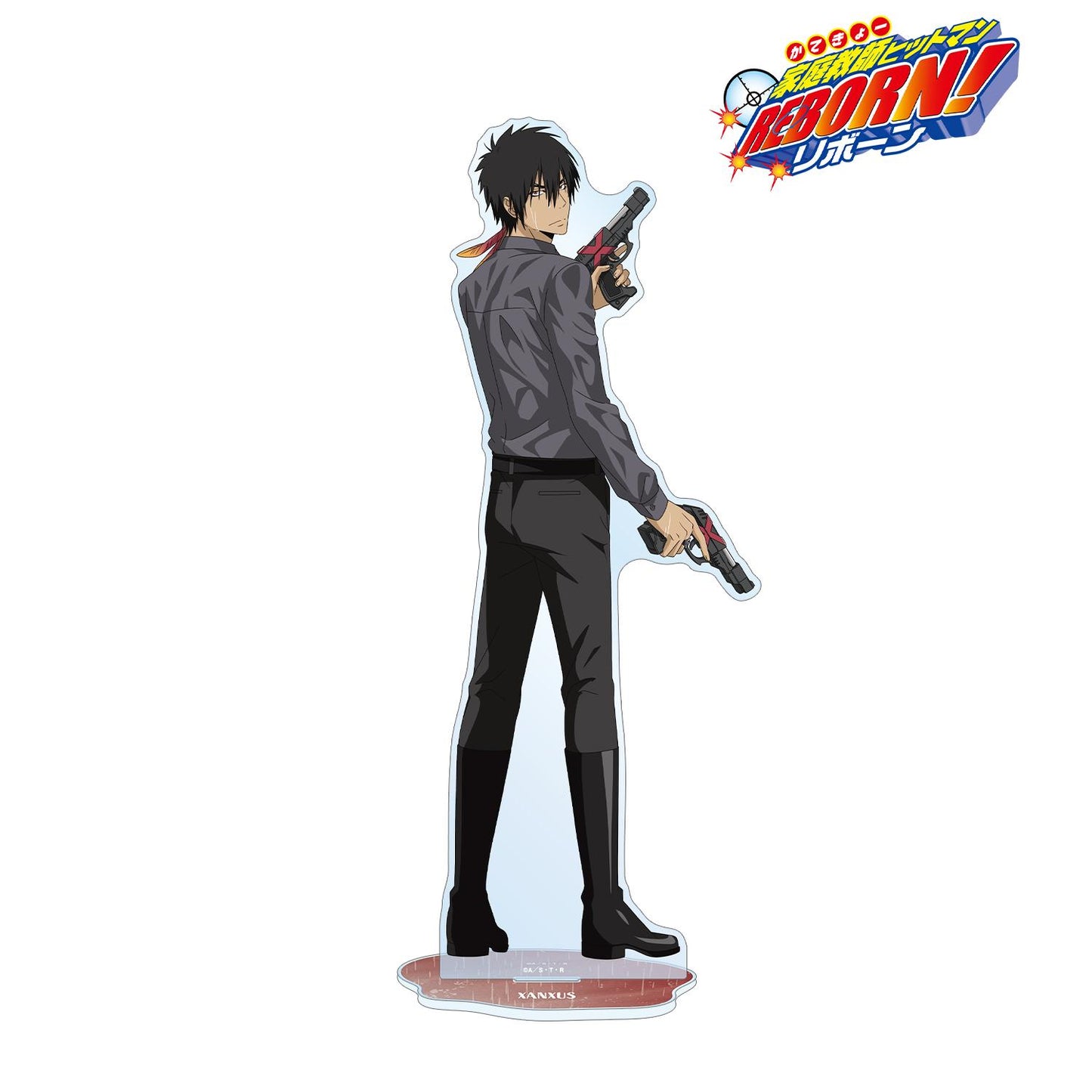 《家庭教師HITMAN REBORN!》（家庭教師HITMAN REBORN!） 繪製插畫系列 XANXUS（10年後） 特大亞克力立牌 戰鬥背影×雨ver.