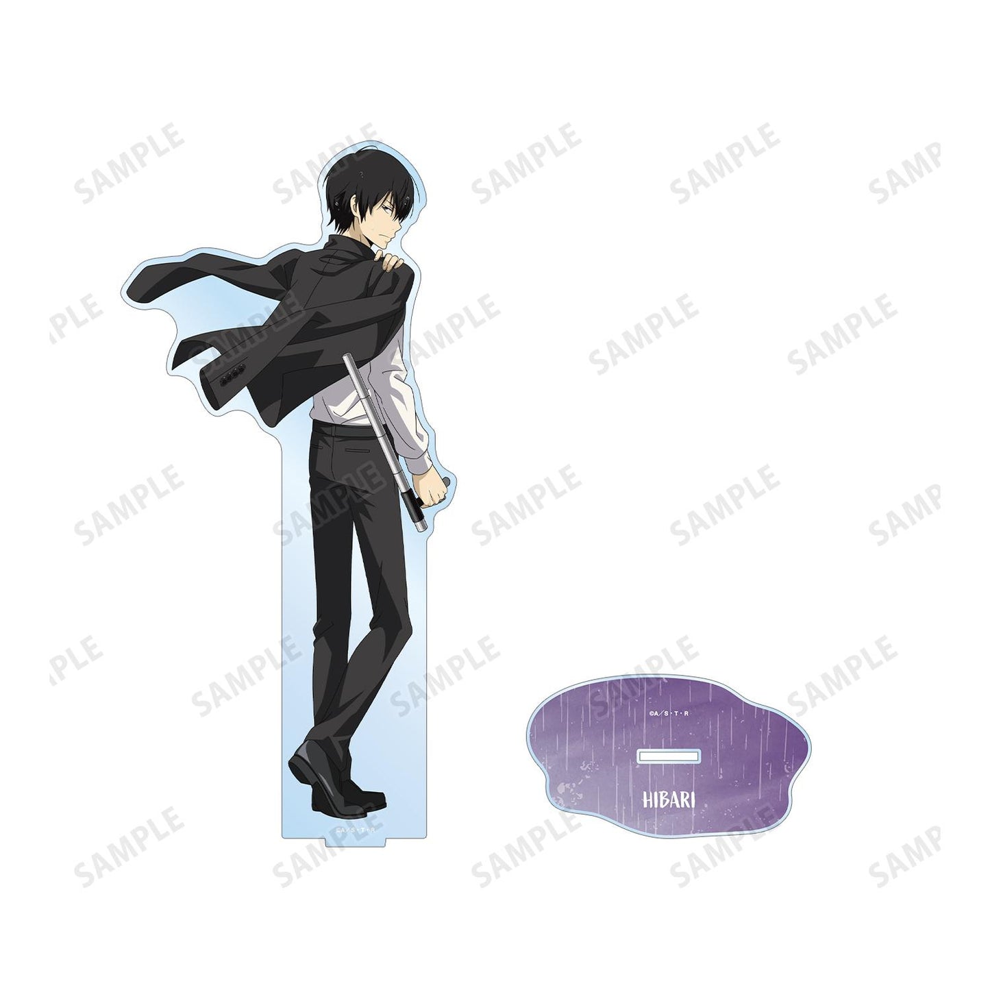 《家庭教師HITMAN REBORN!》（家庭教師REBORN） 雲雀恭彌 特大亞克力立牌 戦う背中×雨ver.