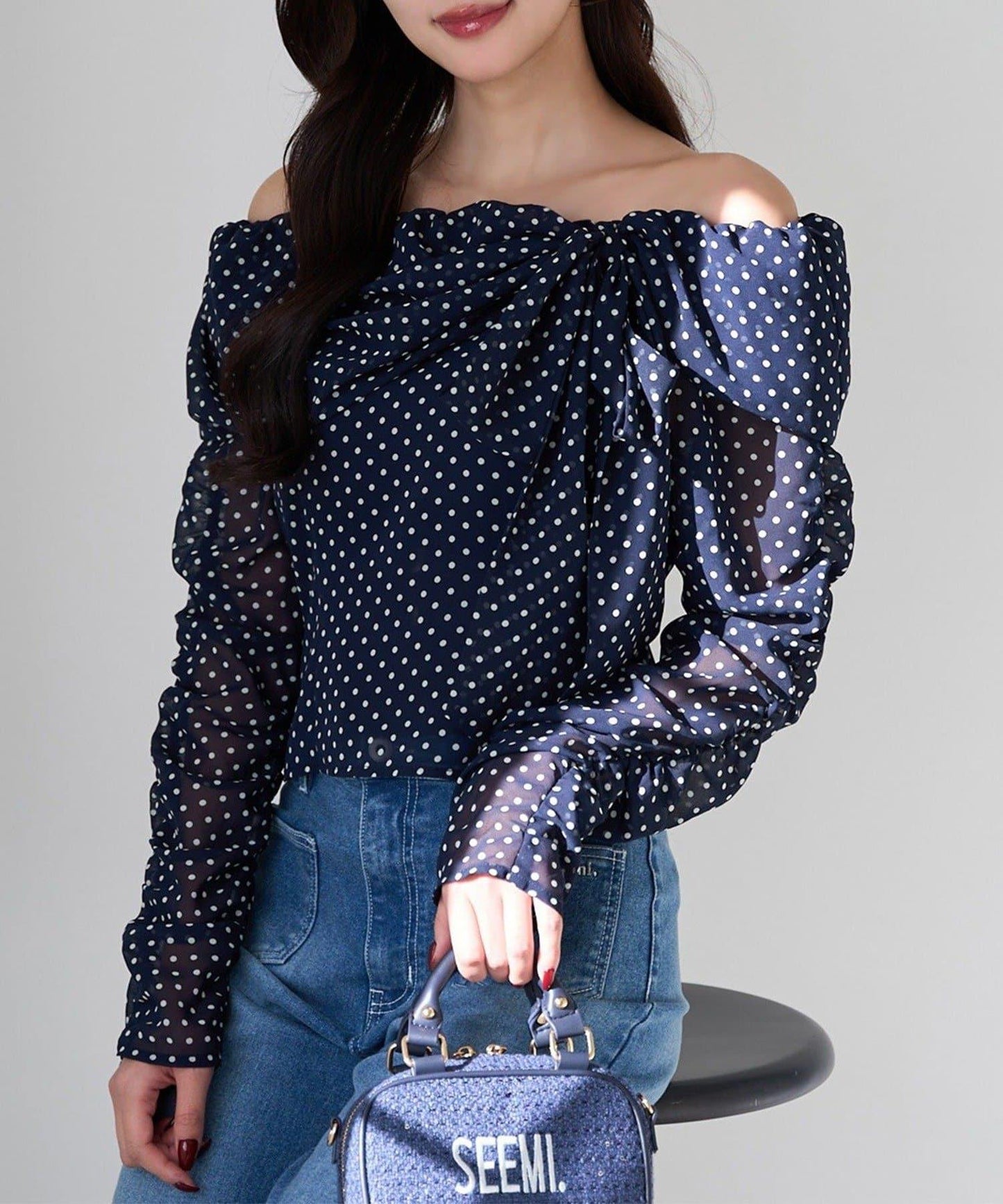 Seemi 蝴蝶結設計襯衫