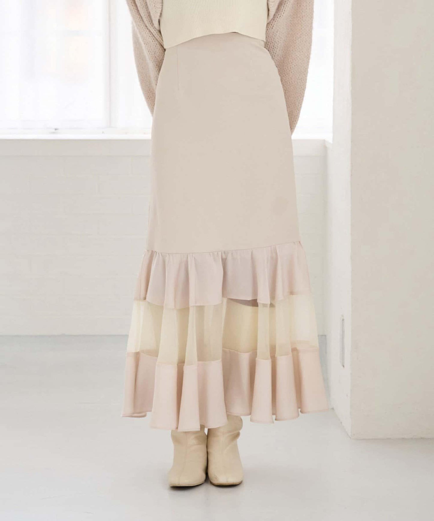 Seemi 異材質美人魚半身裙