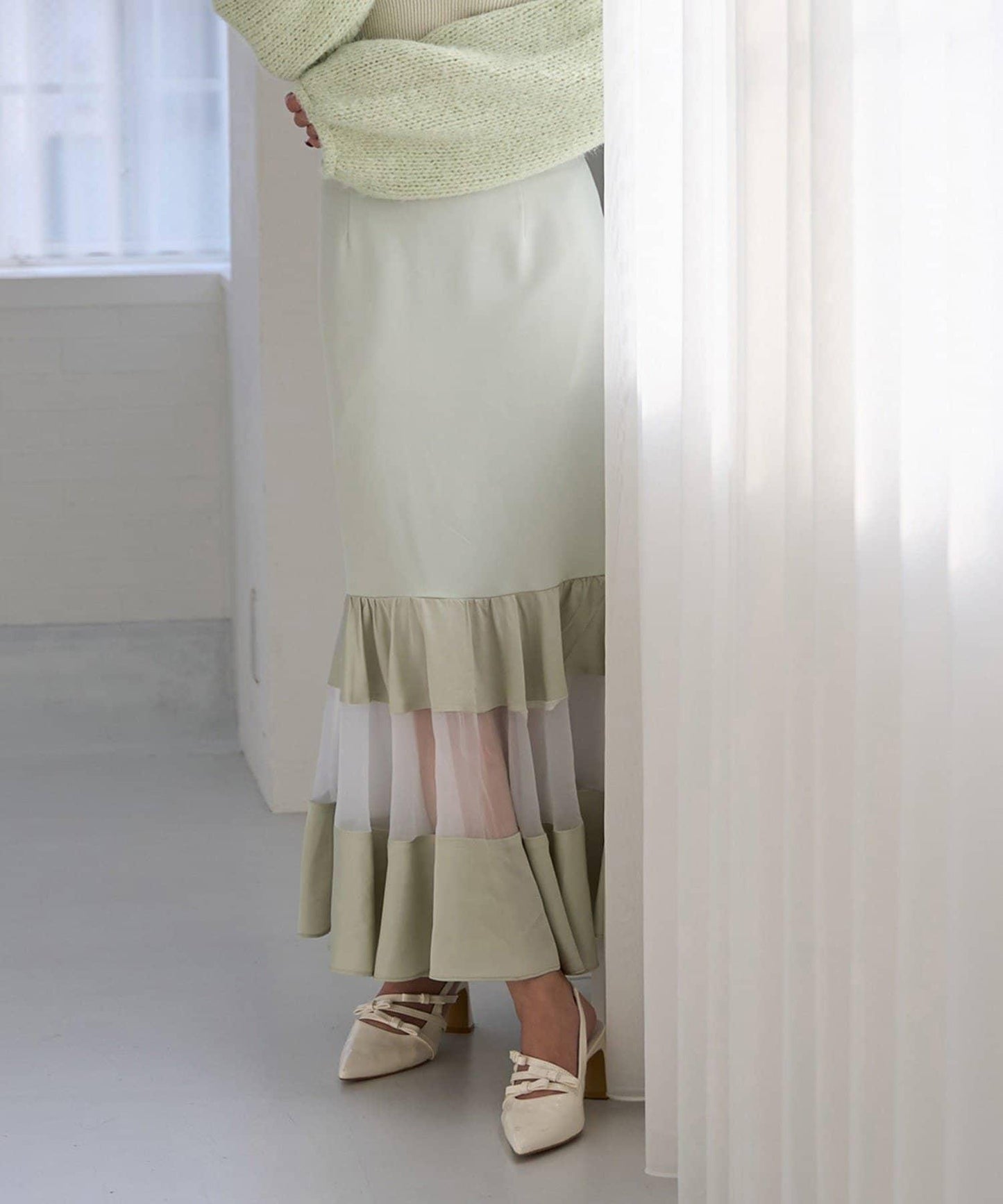 Seemi 異材質美人魚半身裙