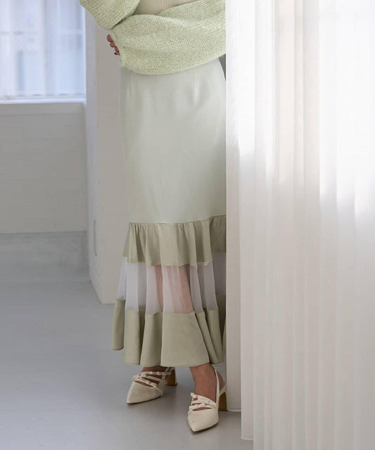 Seemi 異材質美人魚半身裙