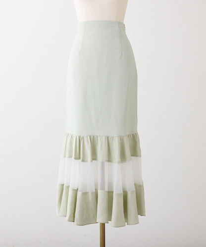 Seemi 異材質美人魚半身裙