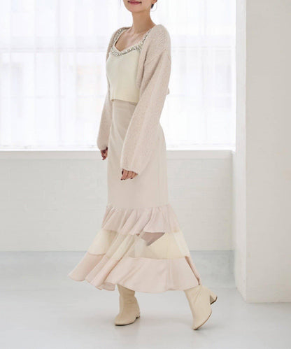 Seemi 異材質美人魚半身裙