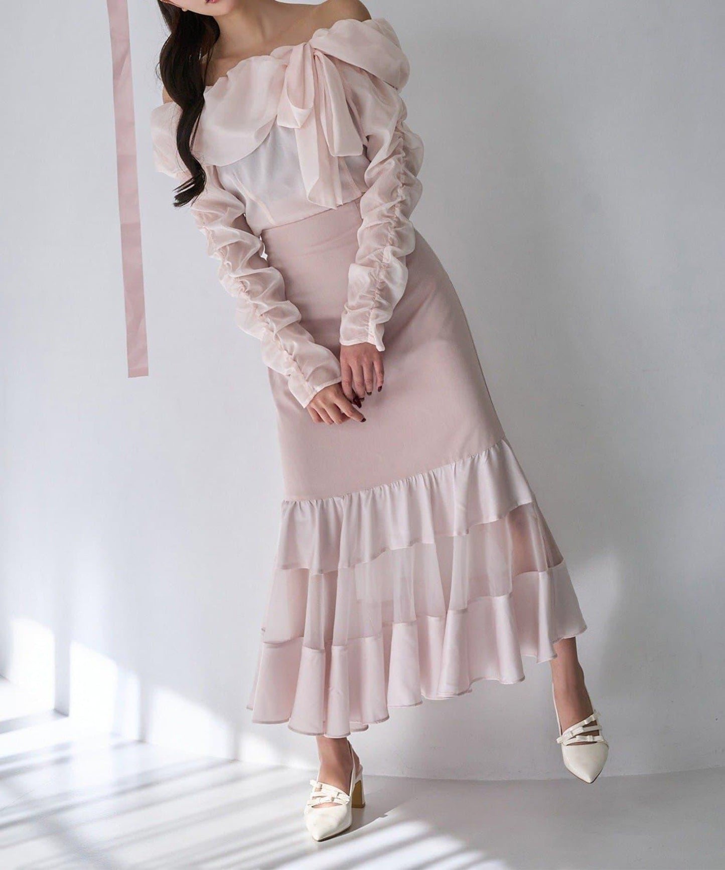 Seemi 異材質美人魚半身裙