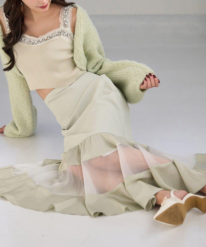 Seemi 異材質美人魚半身裙