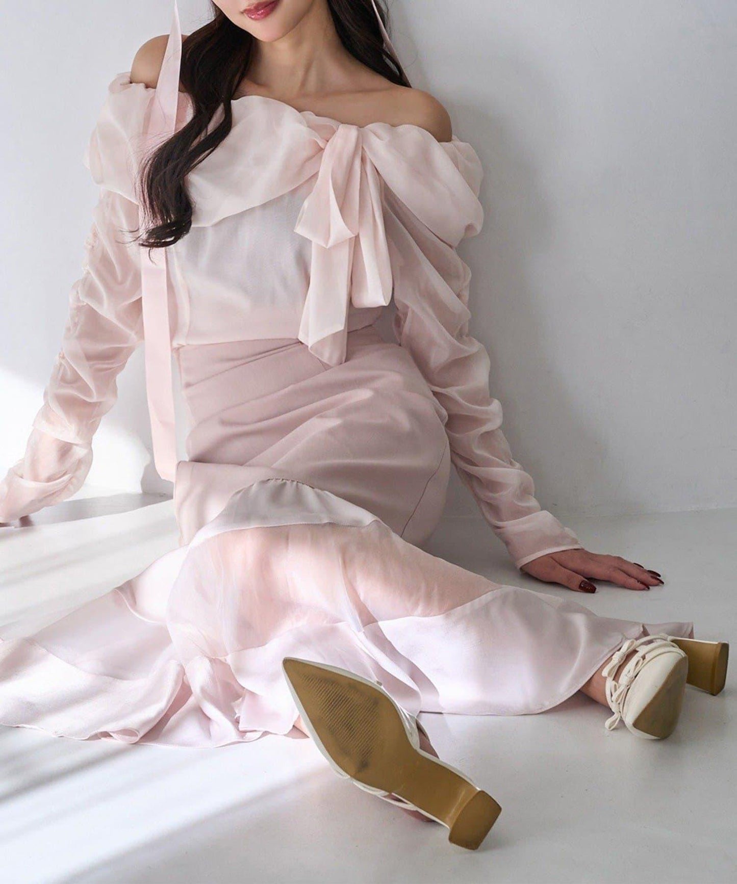 Seemi 異材質美人魚半身裙