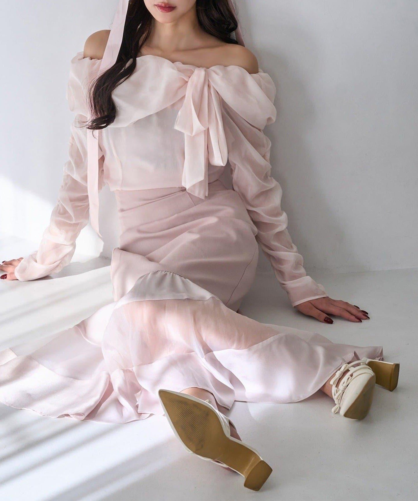 Seemi 異材質美人魚半身裙