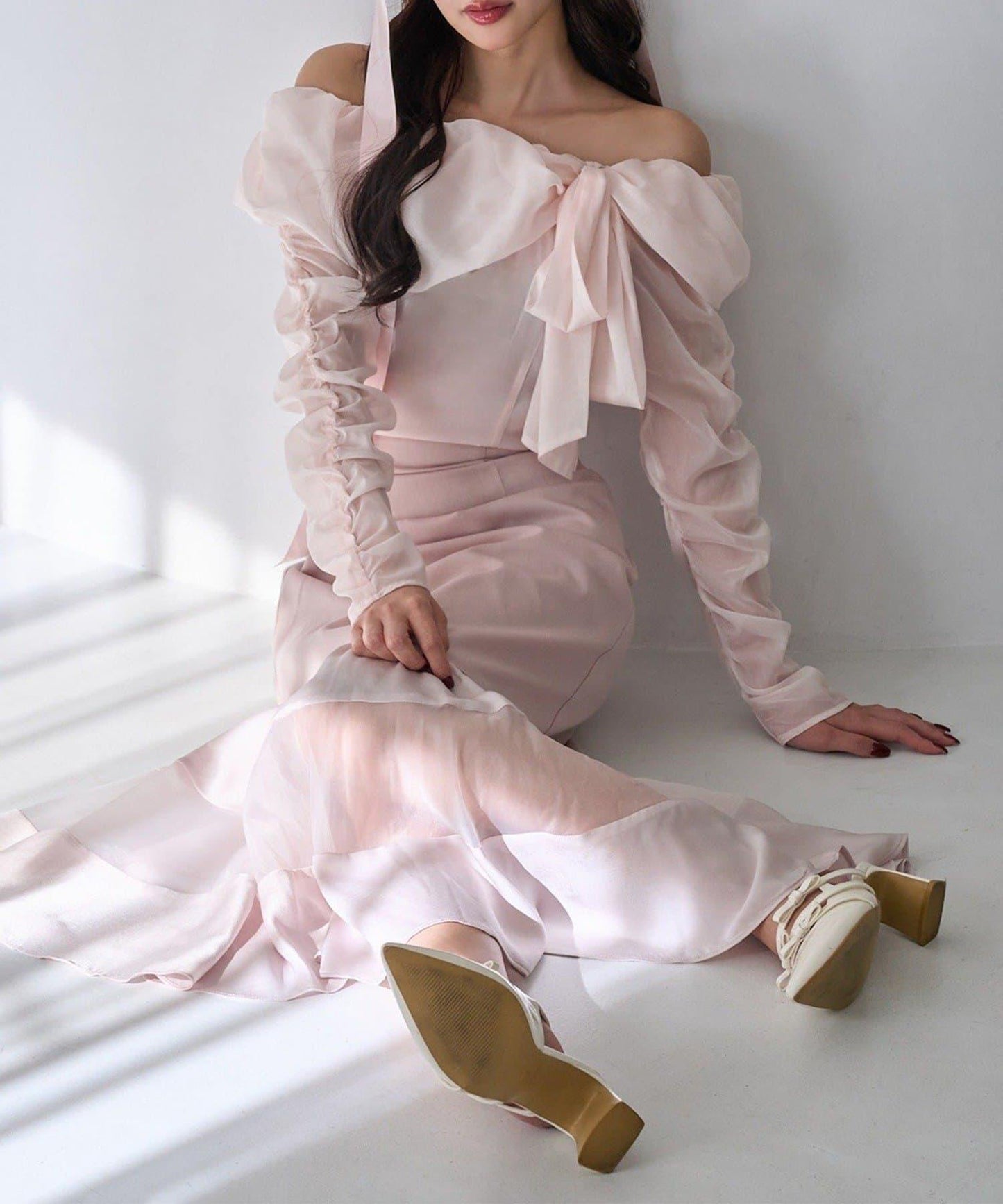 Seemi 異材質美人魚半身裙