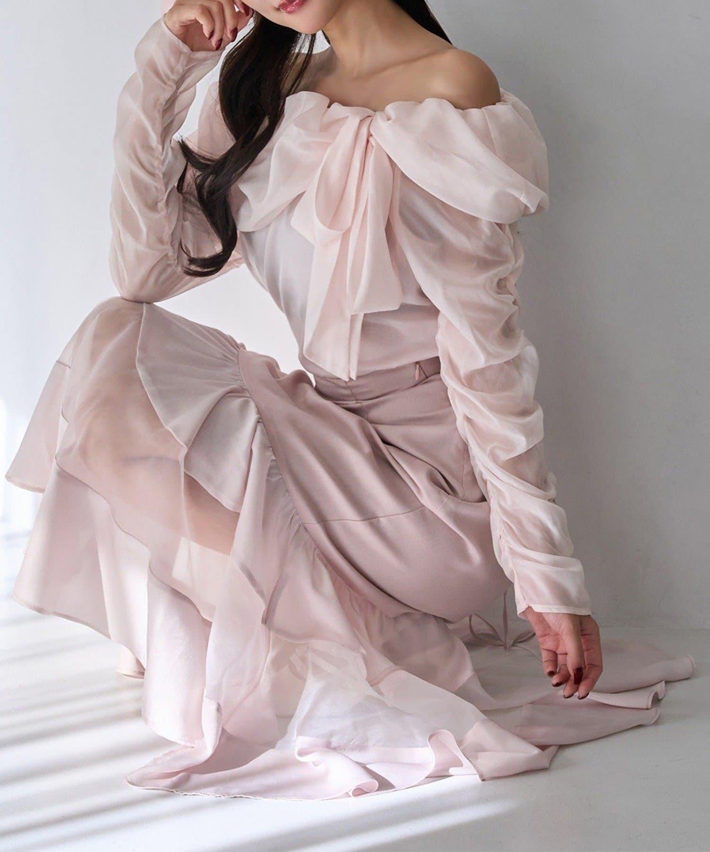 Seemi 異材質美人魚半身裙