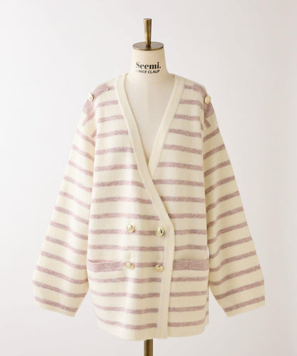 Seemi 條紋針織連衣裙 兩件套