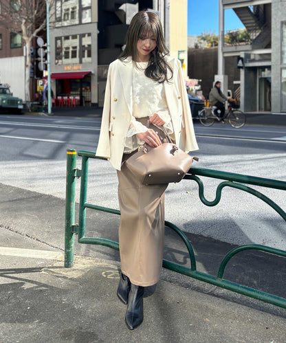 Yurie企畫 花朵波點提花透視襯衫