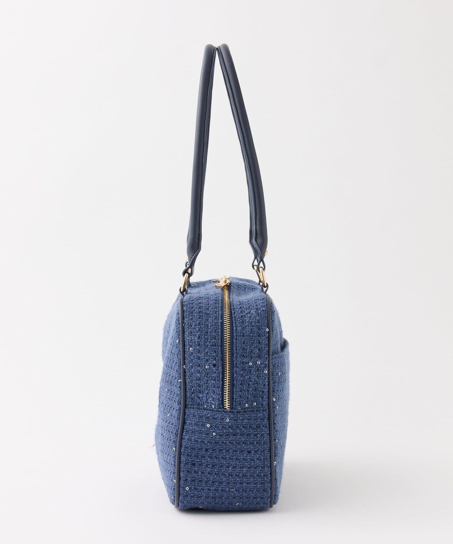 Seemi 粗花呢方形波士頓包