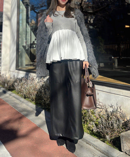 Yurie企畫 前後兩穿 下襬氣球款 套頭上衣