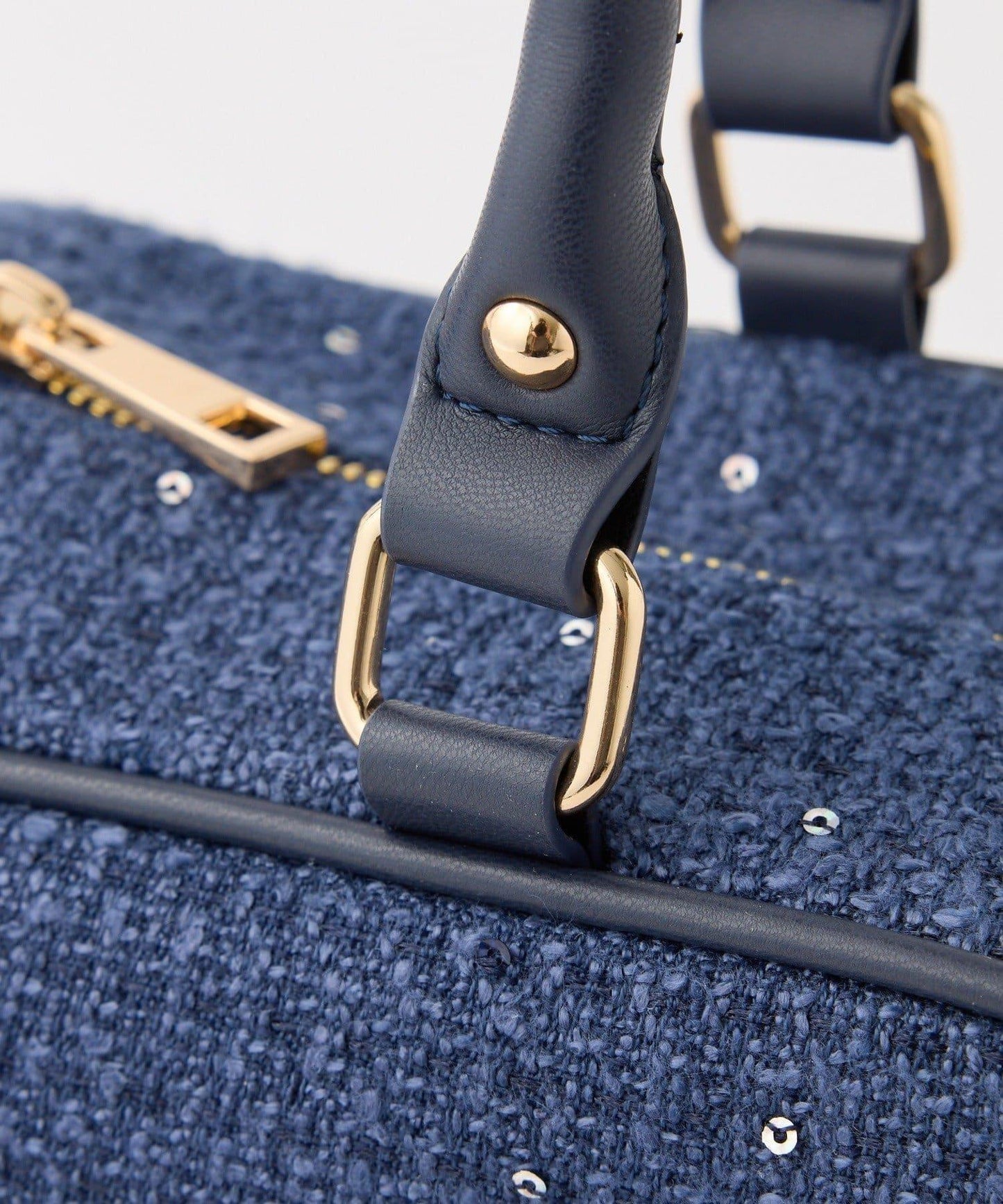 Seemi 粗花呢方形波士頓包