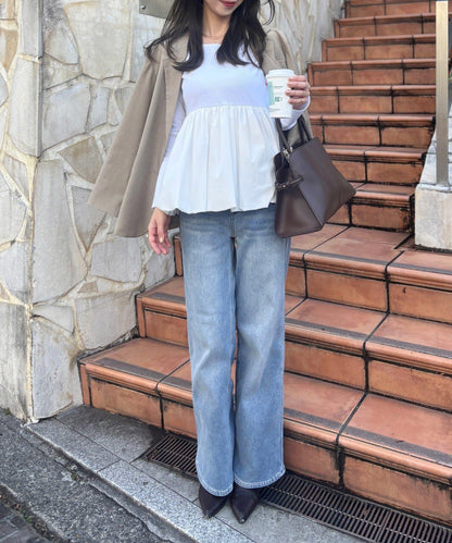 Yurie企畫 前後兩穿 下襬氣球款 套頭上衣