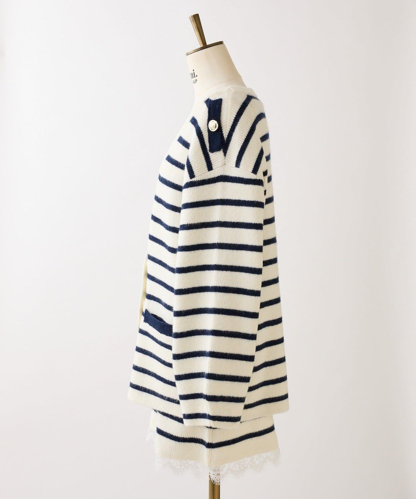 Seemi 條紋針織連衣裙 兩件套