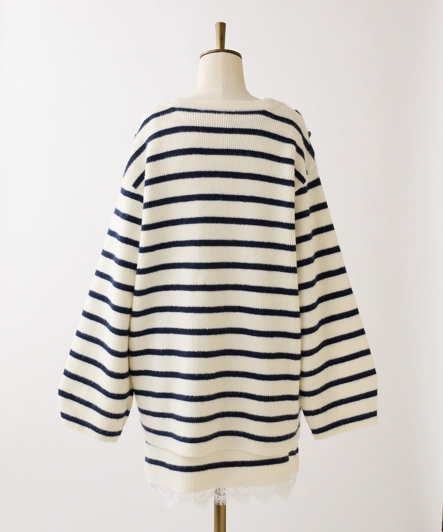 Seemi 條紋針織連衣裙 兩件套