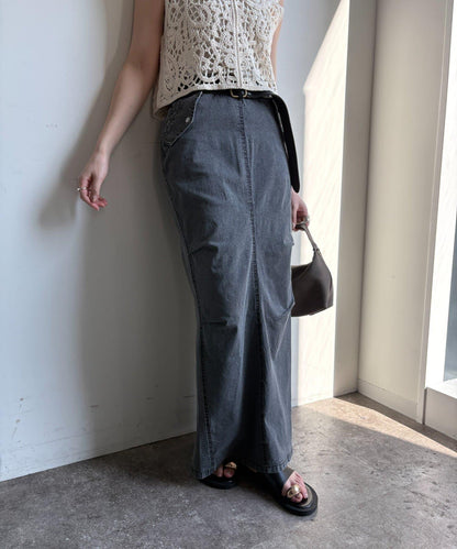 輕磅緊身彈力牛仔半身裙