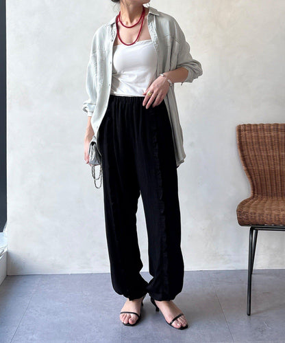 荷葉邊裝飾褲子（網絡）