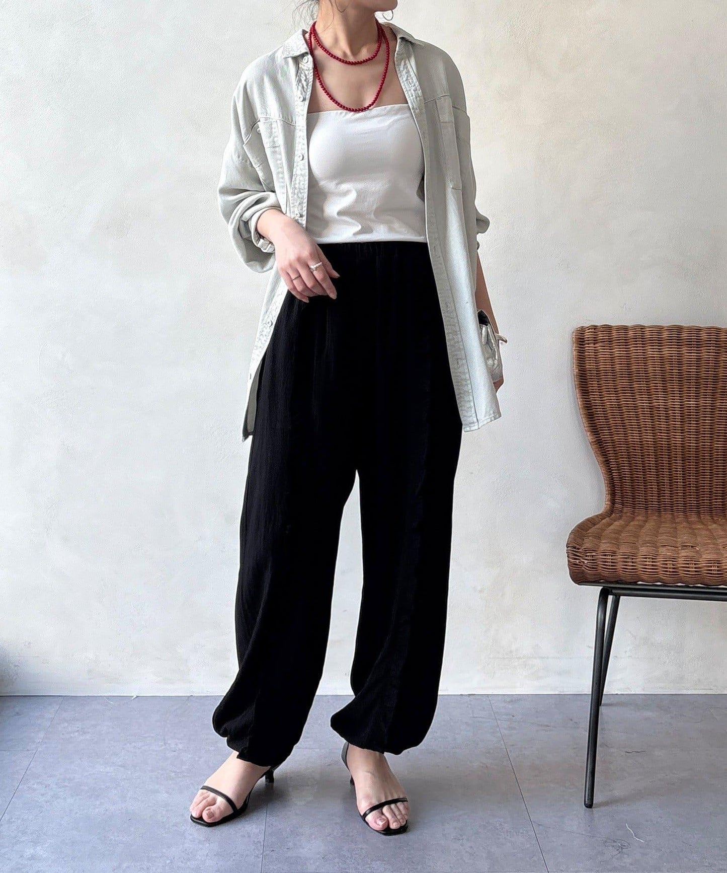 荷葉邊裝飾褲子（網絡）