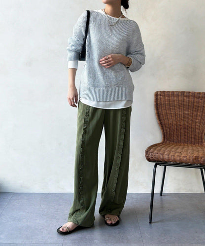 荷葉邊裝飾褲子（網絡）