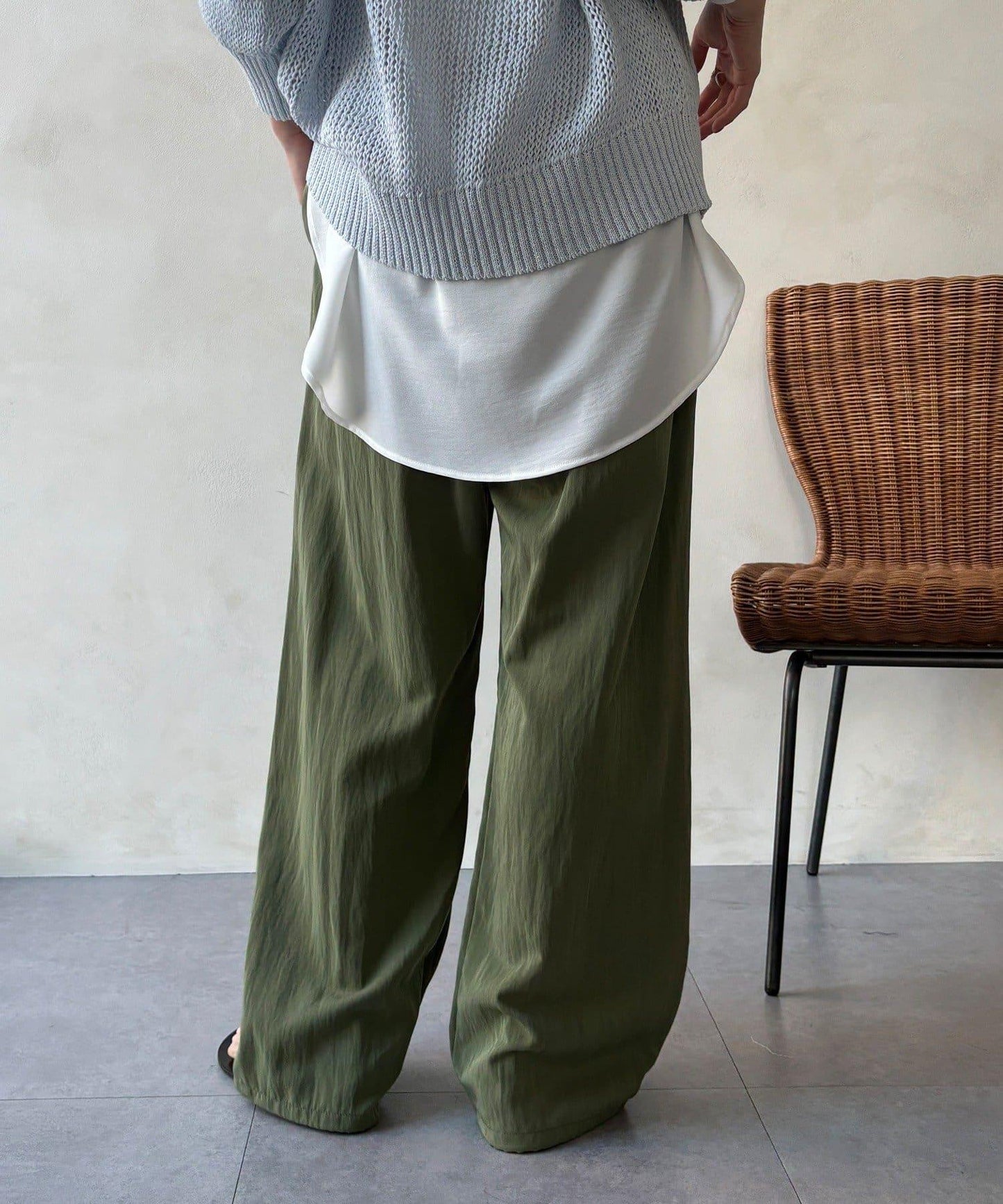 荷葉邊裝飾褲子（網絡）