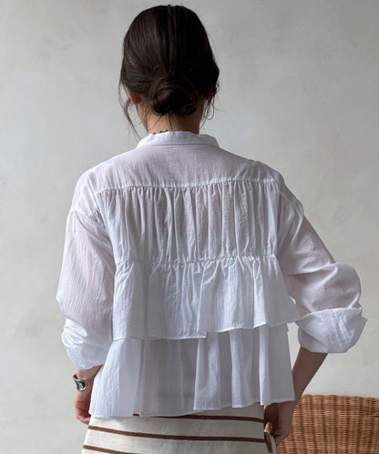 荷葉邊 女襯衫