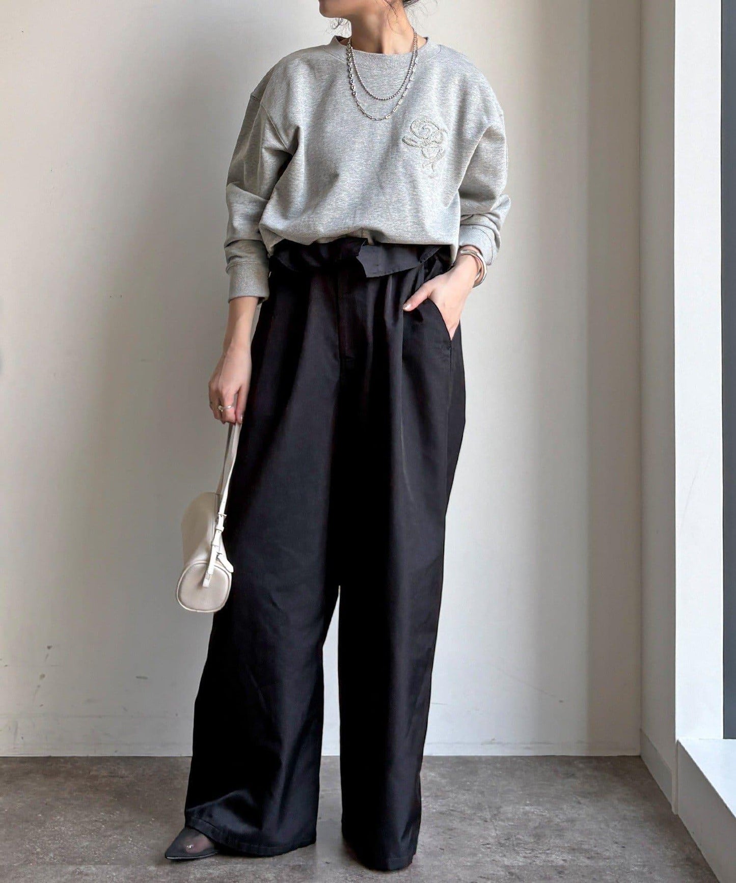 毛圈 後拉鍊 毛巾繡 套頭衛衣