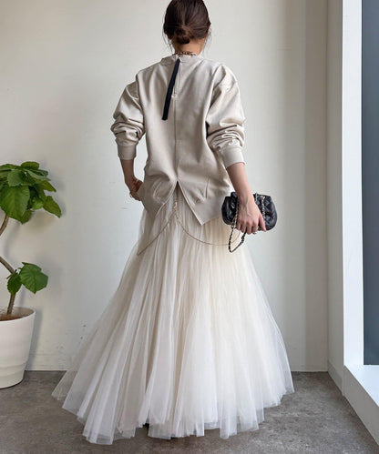 毛圈 後拉鍊 毛巾繡 套頭衛衣