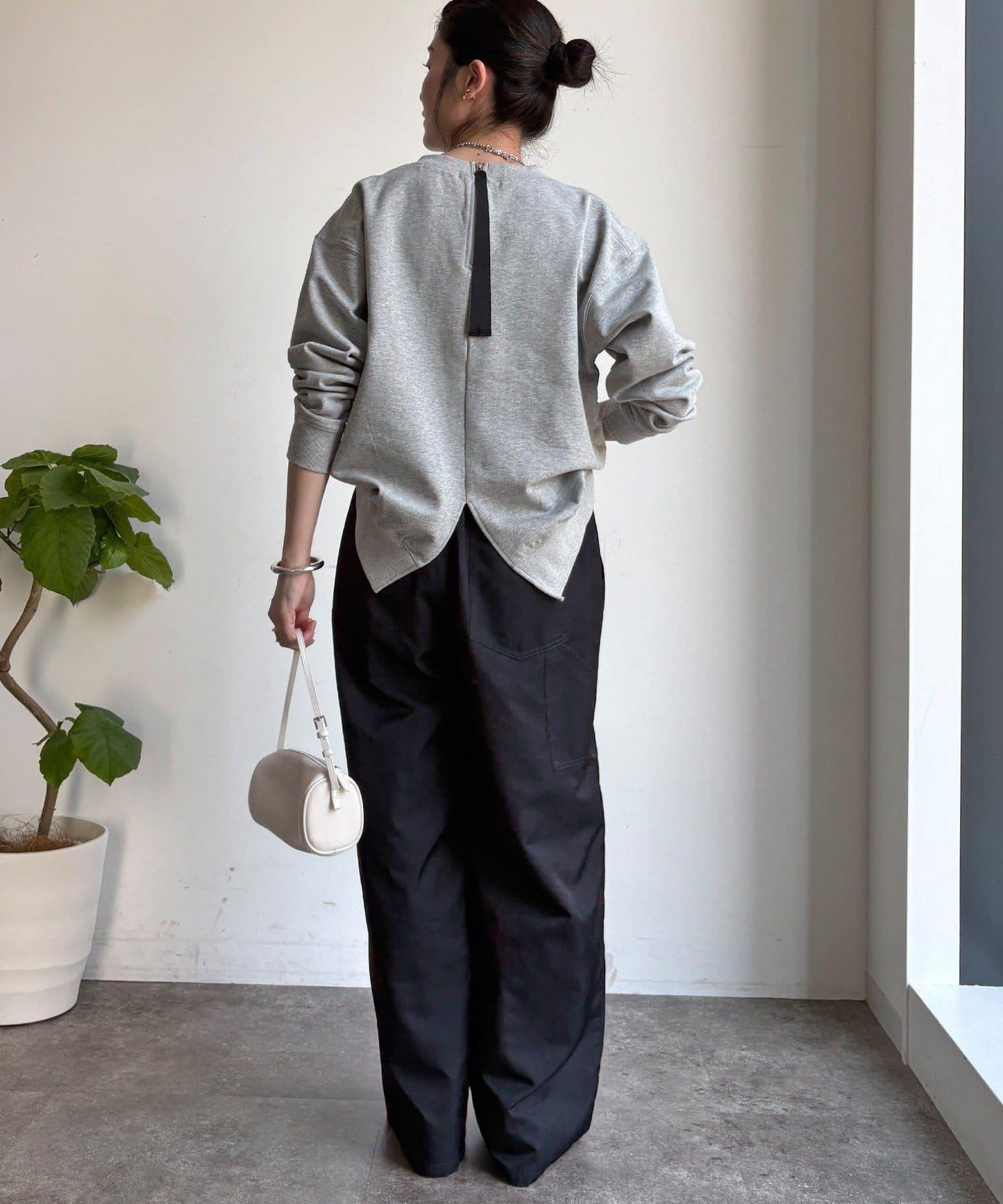 毛圈 後拉鍊 毛巾繡 套頭衛衣