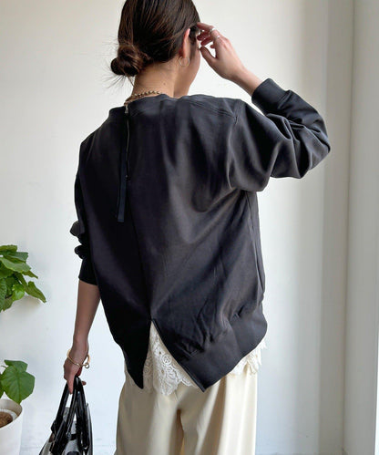 毛圈 後拉鍊 毛巾繡 套頭衛衣