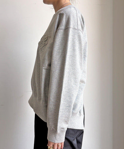 毛圈 後拉鍊 毛巾繡 套頭衛衣