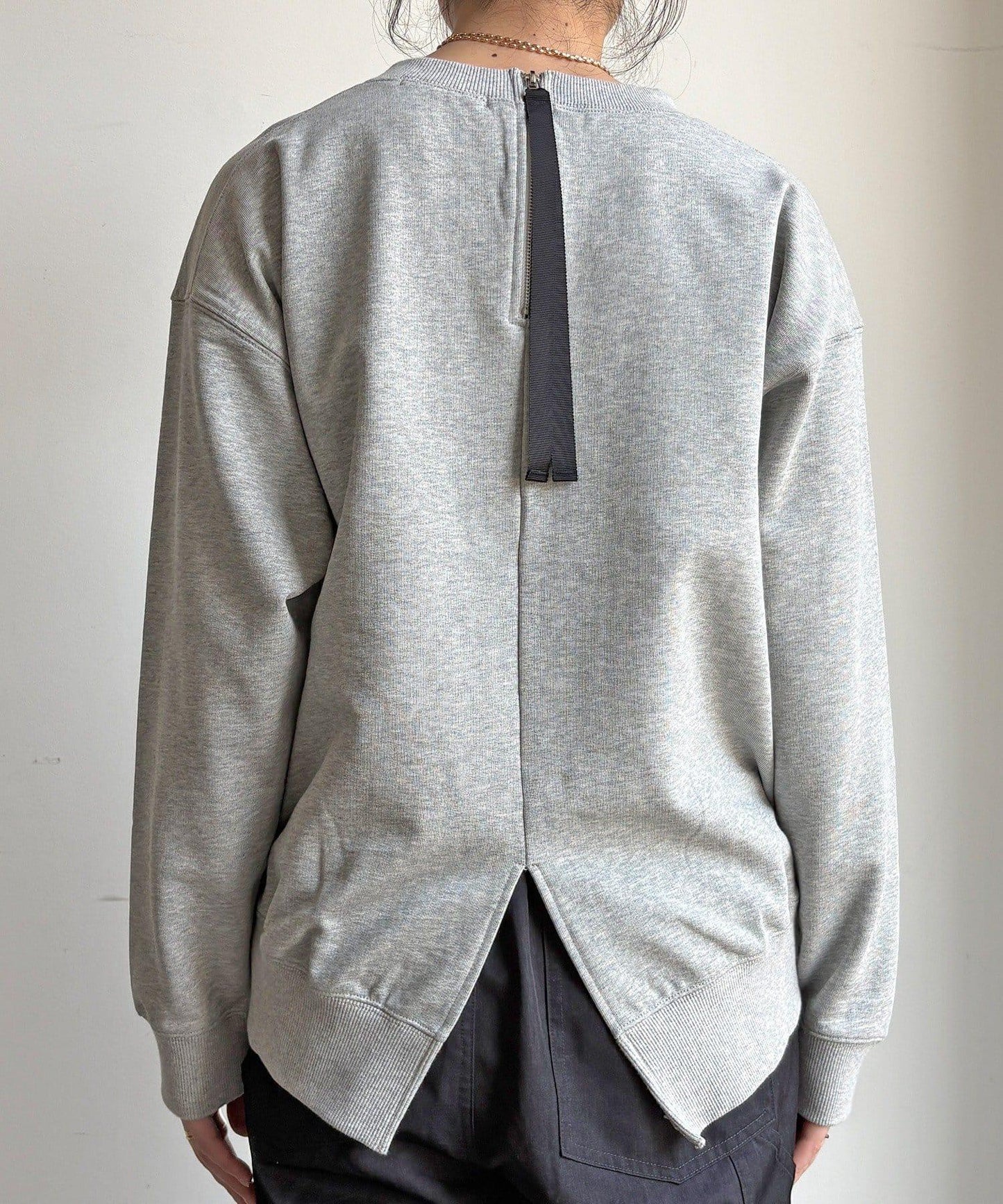 毛圈 後拉鍊 毛巾繡 套頭衛衣